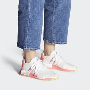 Adidas NMD_R1 White Signal Pink Sneaker